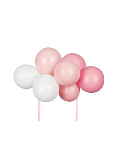 Cake Topper ballon roze