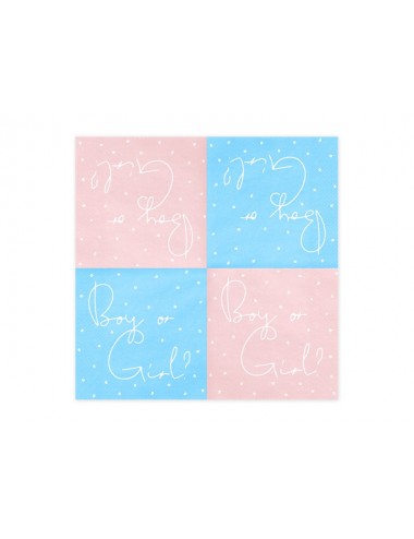 Servetten Boy or Girl (20st)