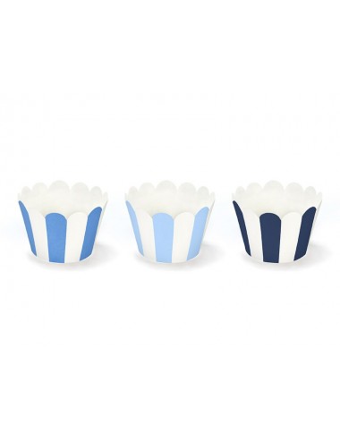 Cupcake Wrappers blauw...