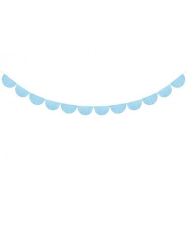 Crêpe slinger boog blauw