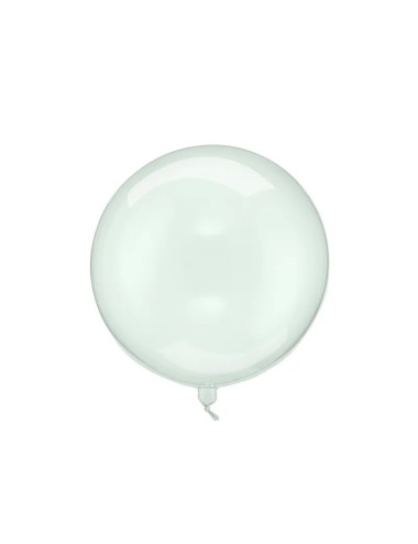 Transparante ballon groen 40cm