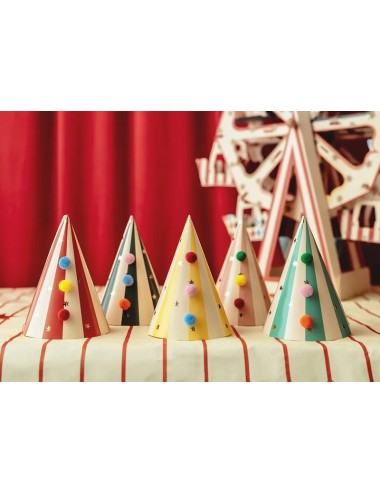 Feesthoedjes Circus (6 st.)
