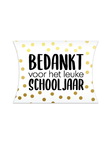 Gondeldoosje "Bedankt voor...