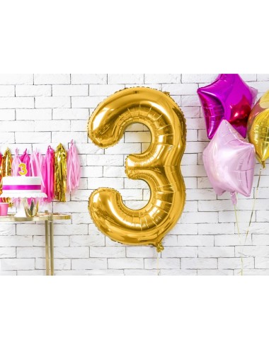 XL Folieballon cijfer goud