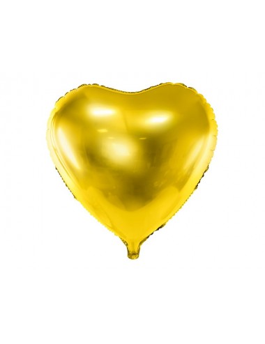 Folieballon hart goud