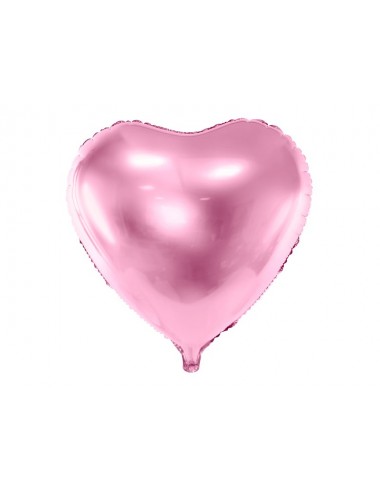 Folieballon hart roze