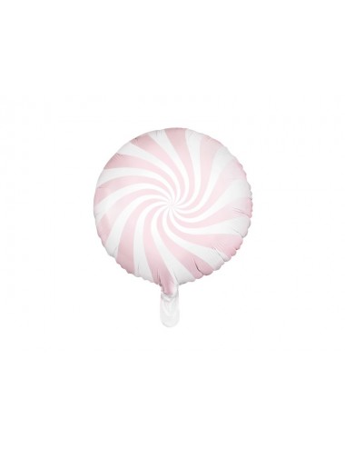 Folieballon snoep roze
