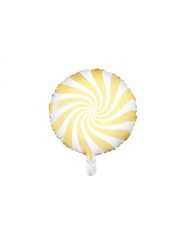 Folieballon snoep geel