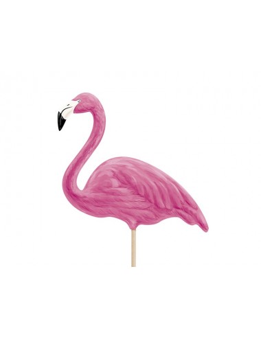 Cake toppers Flamingo's (6st)