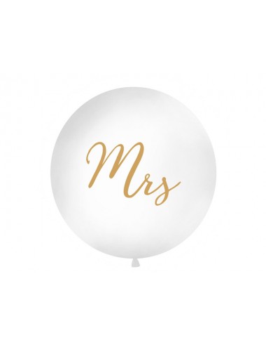 XL Ballon "Mrs" goud
