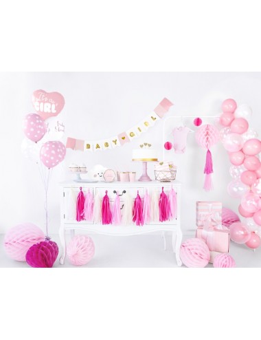 Ballonnen "Babyshower" roze...