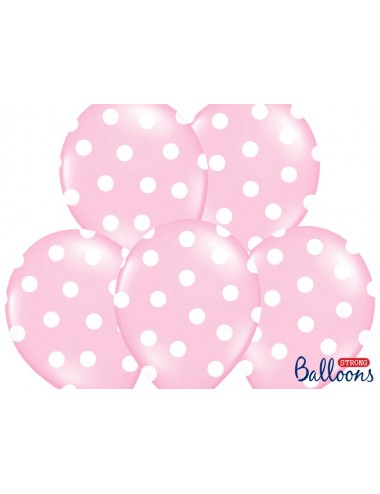 Ballonnen roze met witte...