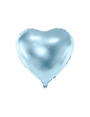 Folieballon hart blauw