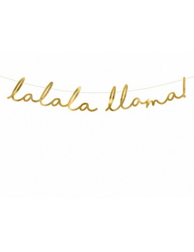 Slinger goud "Lalala Llama"