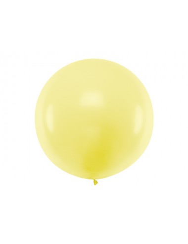 XL Ballon pastel light yellow