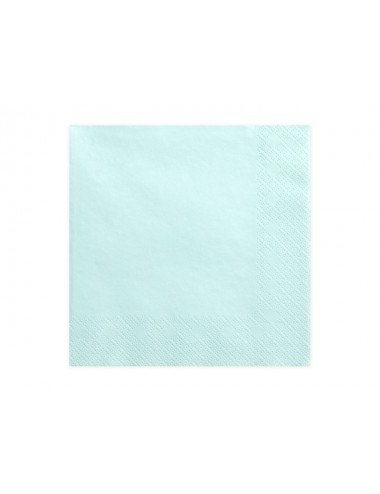 Licht Turquoise servetten...