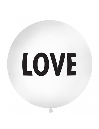 XL Ballon "LOVE" zwart