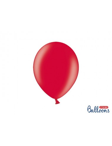 Metallic ballonnen "Poppy Red"