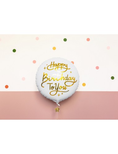 Folieballon "Happy birthday...