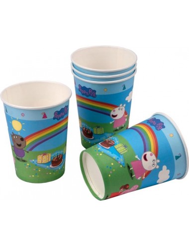 Bekers "Peppa Pig" (6st)