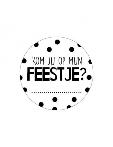 Sticker "Kom jij op mijn...