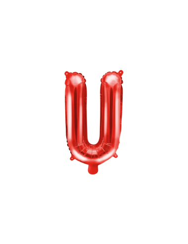 Folieballon letter rood