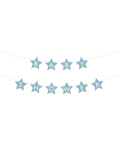 Slinger blauw "Babyshower"