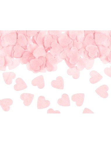 Confetti roze hartjes