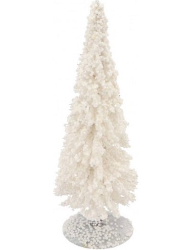 Kerstboom met witte...