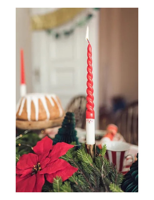 Set van 2 Kerstkaarsen